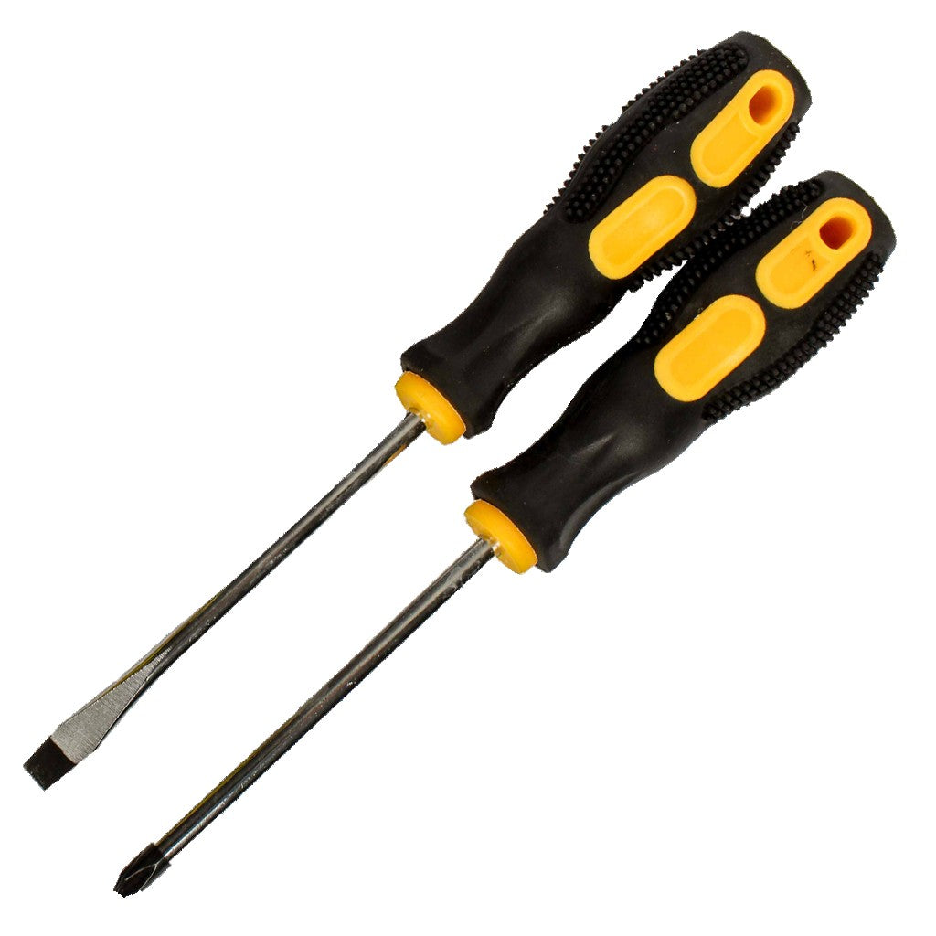 Set de Unelte de Mana cu Patent si 2 Surubelnite cu Varf Magnetic, Otel, 160 mm si 100 mm, 3 Piese