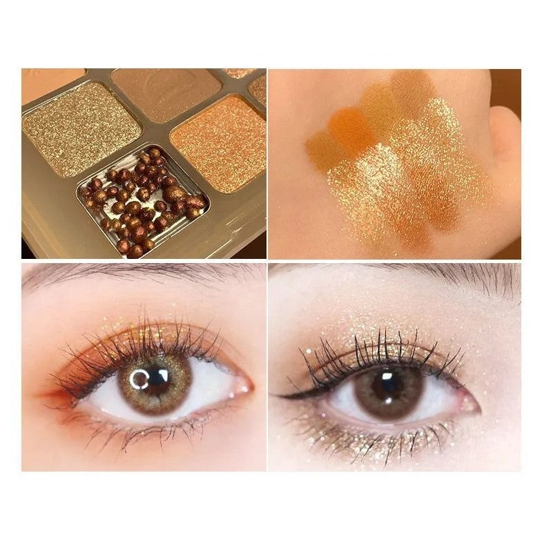 Daisy Dear, Paleta Machiaj cu 20 Culori Pigmentate, Farduri de Pleoape Mate, Metalice si Sidefate, Textura Fina, Multicolor