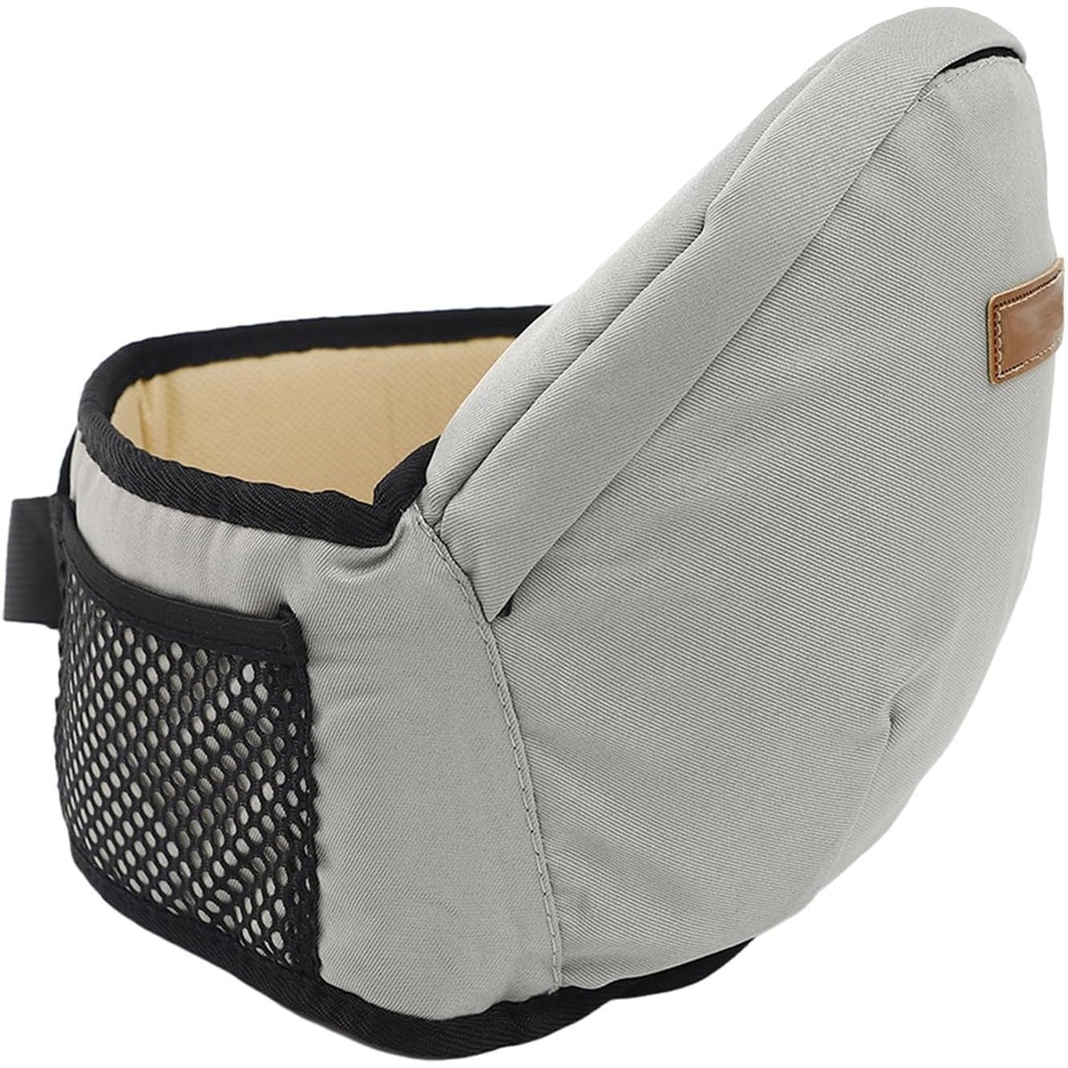 Marsupiu Ergonomic cu Scaunel de Tip Hipseat, Port-Bebe Ajustabil cu 3 Pozitii de Purtare, Bumbac Respirabil, Buzunar Lateral, Copii 3-36 Luni, Greutate Maxima 20 kg, Gri