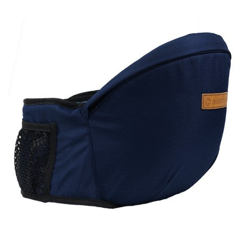 Marsupiu Port-Bebe Ergonomic cu Scaunel detasabil, 3 Pozitii de transport, Bumbac Respirabil, pentru Copii 0-3 Ani, Sarcina Maxima 20 kg, Albastru