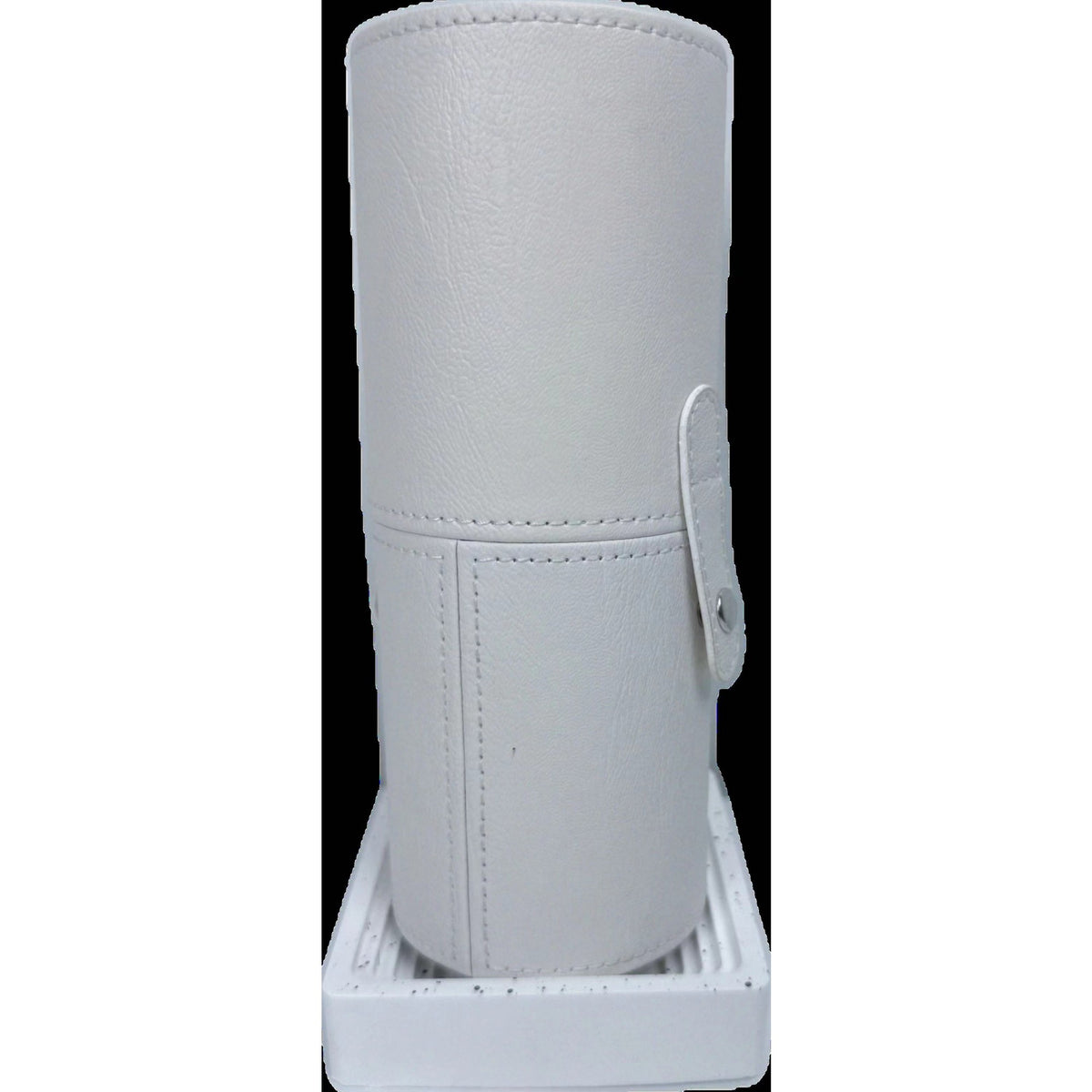 Set 14 Pensule Machiaj cu Peri Moi, Kit Complet Aplicare Fond de Ten si Fard, Suport Depozitare Inclus, Design Ergonomic, Bej