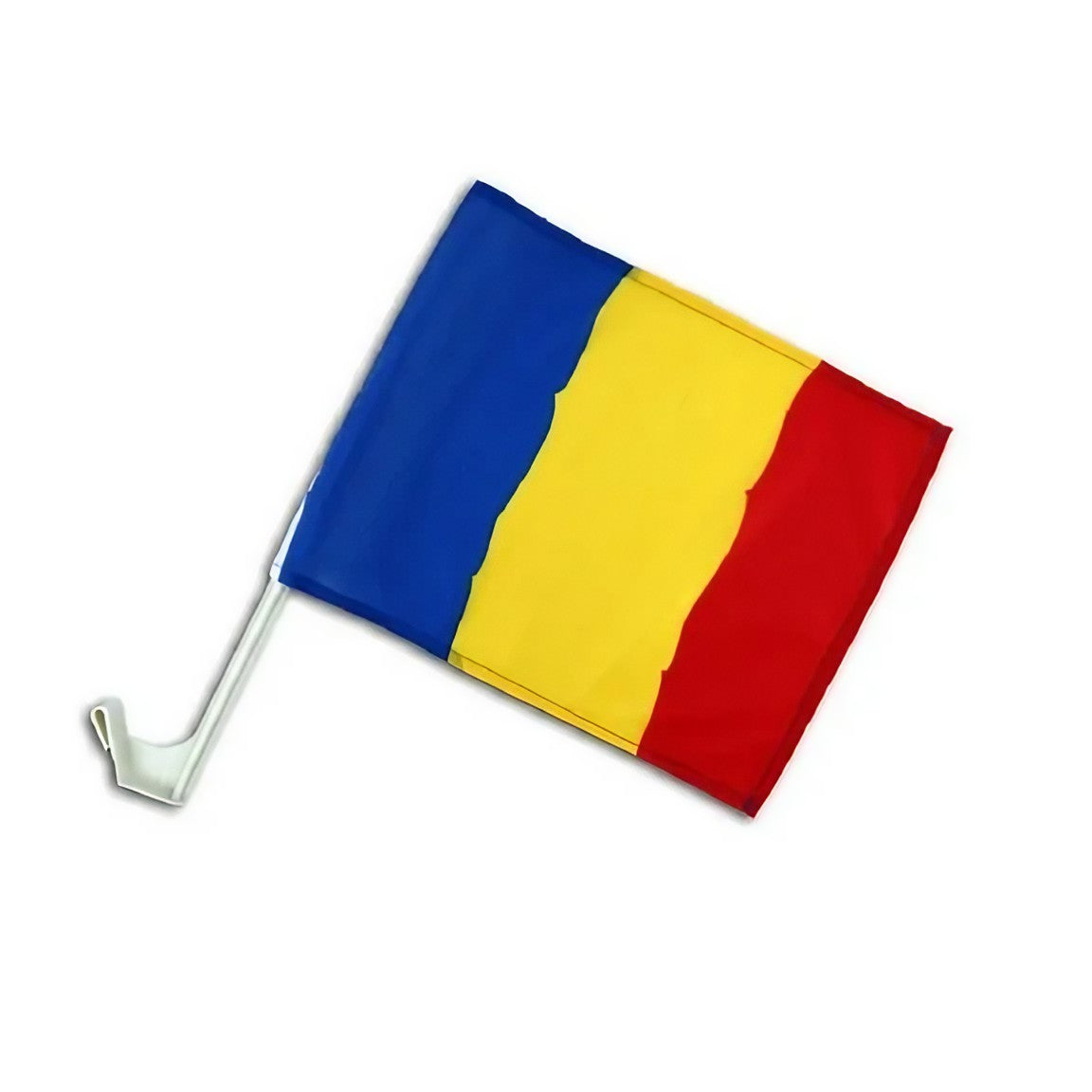 Set 1000 Steaguri Romania Tricolor Auto, Drapel cu Suport pentru Geam Masina, Poliester si Plastic, 45 x 30 cm, Multicolor