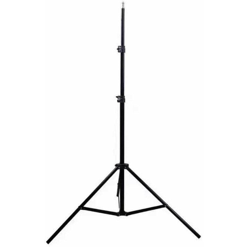 Trepied Universal Extensibil, Stativ Foto Video si Lumini LED, Constructie Metalica, Inaltime Maxima 210 cm, Negru