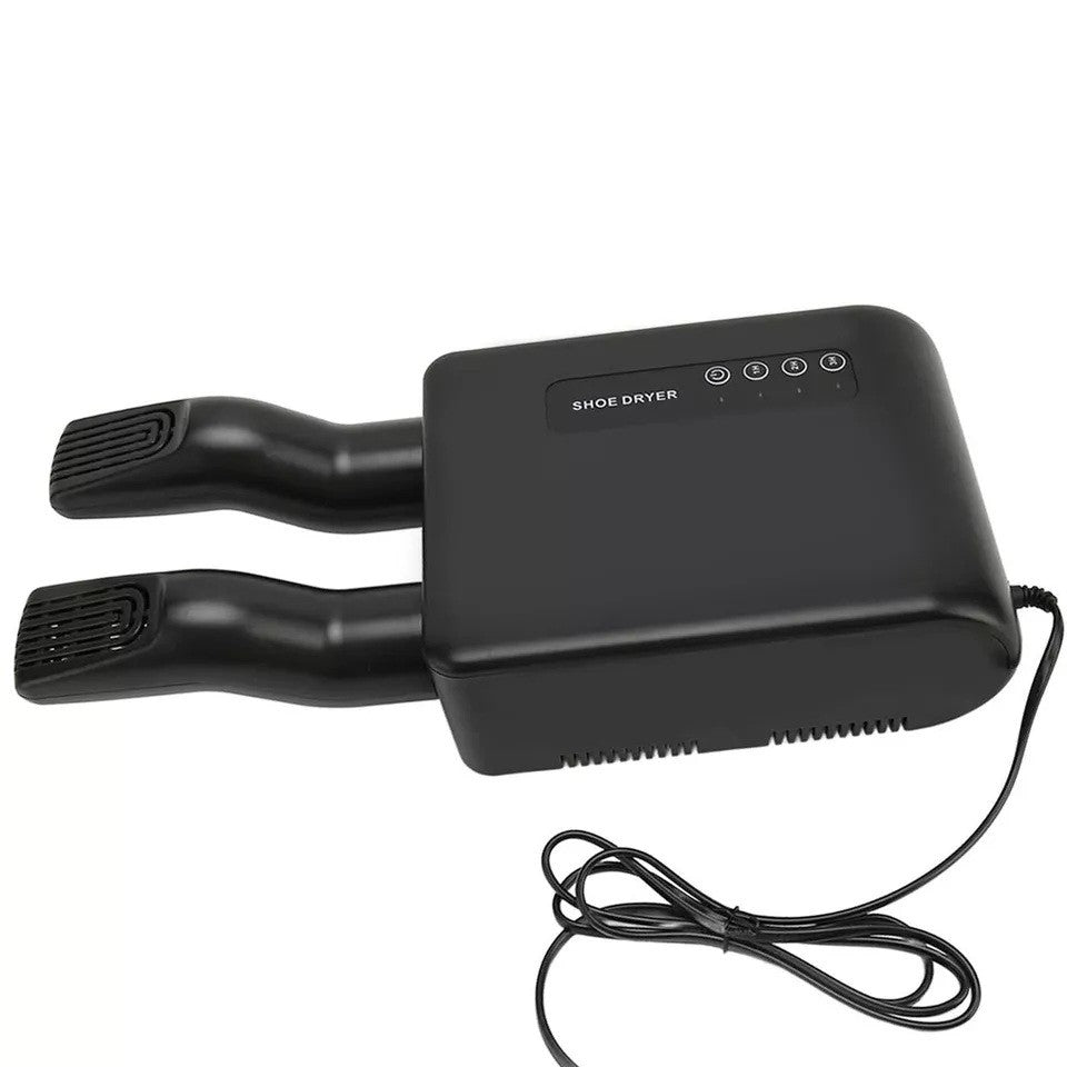 Uscator de Pantofi Electric cu Dezinfectie UV si Ozon, Functie Dezodorizare si Uscare cu Aer Cald, Montaj pe Perete Fara Perforare, Timer 3 Trepte, Silentios 41 dB, PVC, Verde