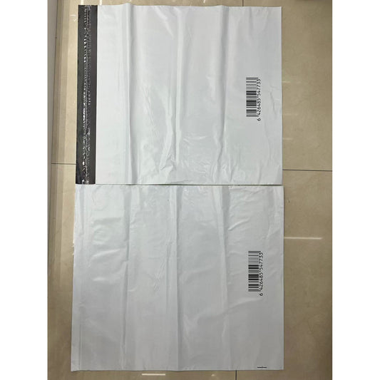 Plicuri Curierat din Polietilena, Corespondenta si Expediere Colete, Folie Rezistenta 60 Microni, Inchidere Autoadeziva Permanenta, 490 x 510 + 50 mm, Gri/Negru