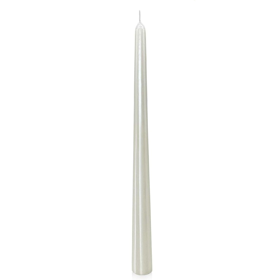 Lumanare Decorativa pentru Masa, Lumanare Clasica fara Fum, Ardere 7.5 Ore, Parafina, 2.2 x 25 cm, Alb