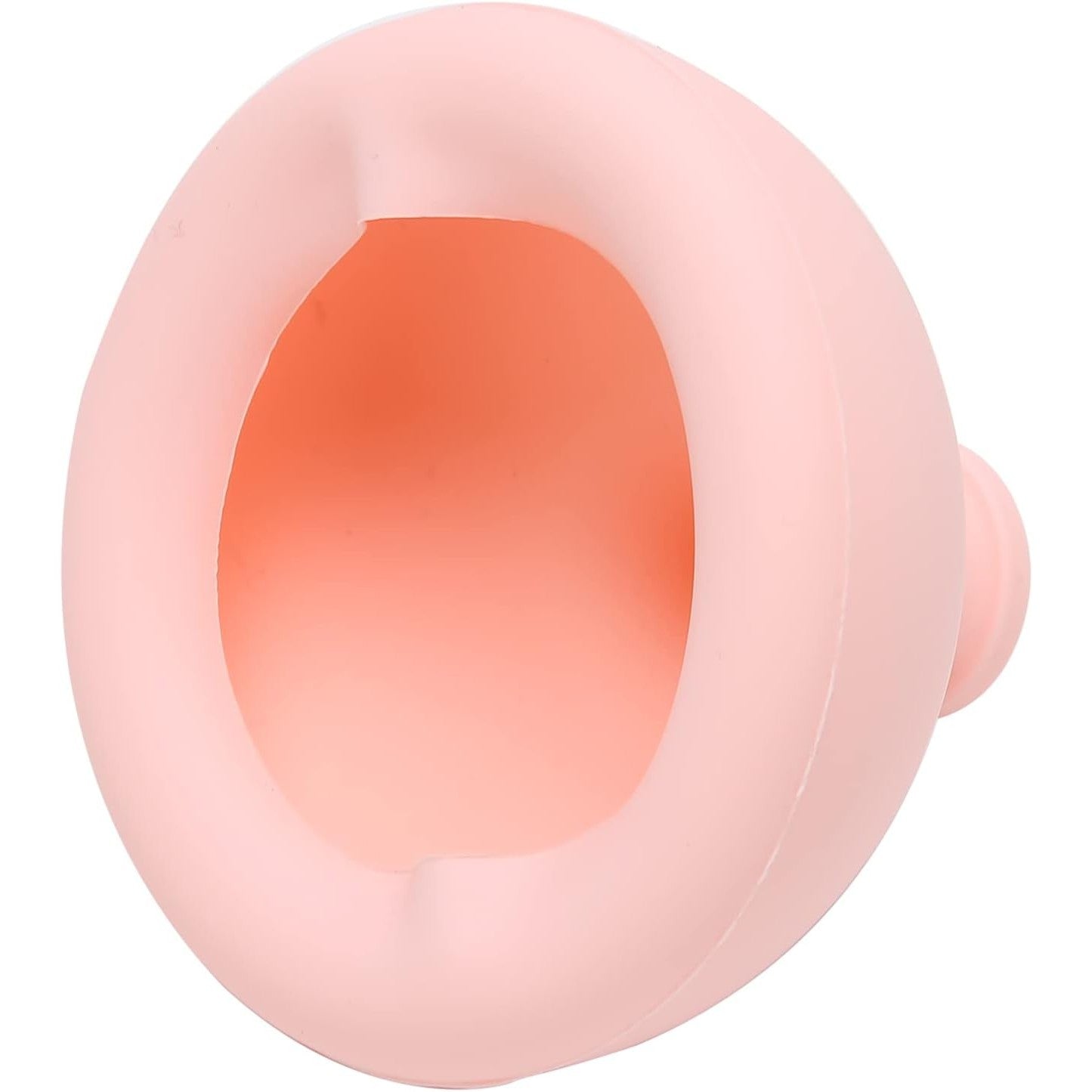 Dispozitiv Terapeutic Sputa, Cupa pentru Terapie Toracica si Stimularea Eructatiei, Silicon Moale Alimentar, 7.5 x 6 cm, Roz