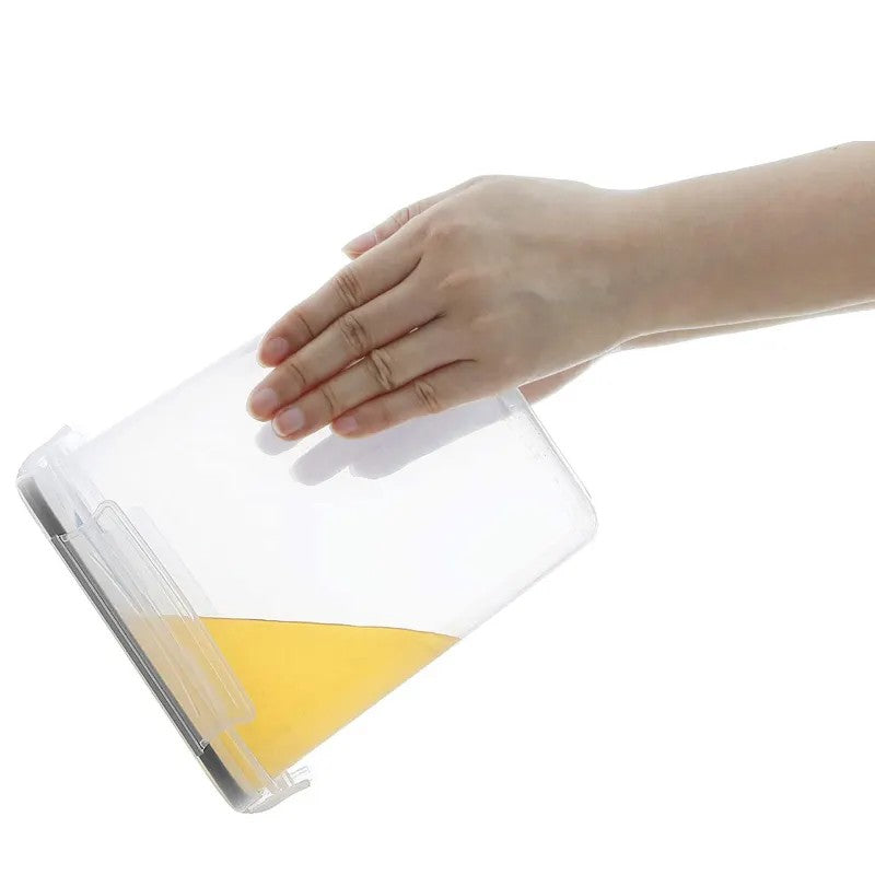 Set 15 Cutii Depozitare Alimente si Condimente, Recipiente Organizare Bucatarie, Plastic PP Fara BPA, Inchidere Ermetica, Transparente, 4 Dimensiuni Mixteturner