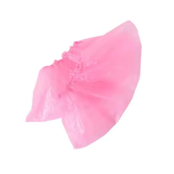 Huse de Pantofi Impermeabile, Protectii Incaltaminte de Unica Folosinta, Material Rezistent Antiderapant, Marime Universala, Roz, Set 100 Bucati