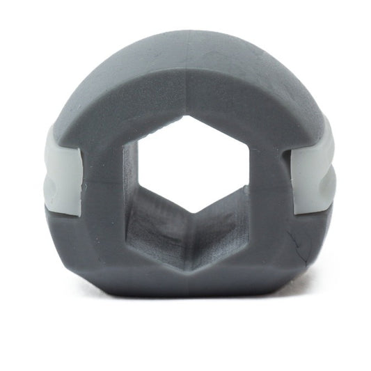 Dispozitiv Tonifiere Faciala, Antrenament Jawline si Definire Mandibula, Silicon Medical si Poliuretan, Include Cutie Depozitare si Snur, Gri