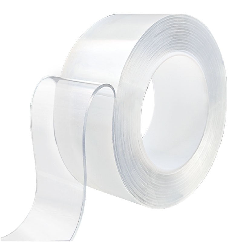 Banda Dublu Adeziva Transparenta, Tehnologie Nano, Reutilizabila si Lavabila, Rezistenta la Apa, Fara Urme, 20mm x 1mm x 1m