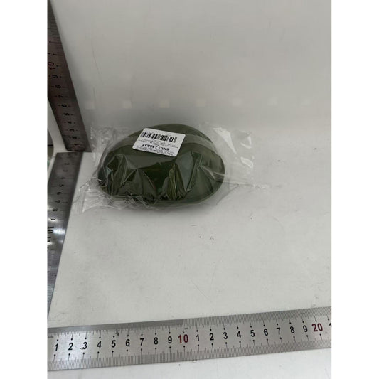 Cutie Alimentara Pentru Depozitare Si Prospetime, Model Avocado Cu Inchidere Prin Rasucire, Plastic Durabil, 500 ml, Verde Inchis, 12.5 x 5.4 cm