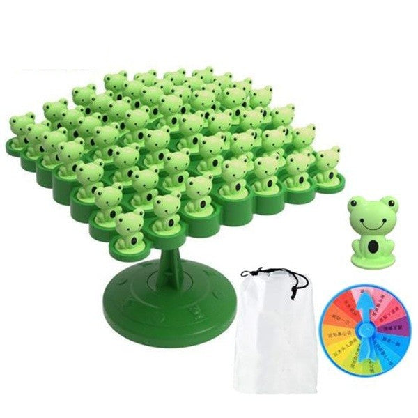 Joc Interactiv Broaste in Echilibru, Educativ pentru Dexteritate si Logica, Plastic, 50 Pioni cu Placa si Zar, 3 Ani+, Verde