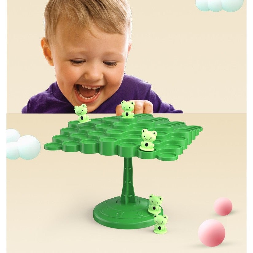 Joc Interactiv Broaste in Echilibru, Educativ pentru Dexteritate si Logica, Plastic, 50 Pioni cu Placa si Zar, 3 Ani+, Verde