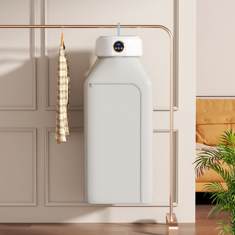 Uscator de Rufe Electric, Portabil si Pliabil, Sistem Uscare Rapida 3D, Temporizator 1-8 Ore, 600W, 26.5 x 11 cm, Alb Laptos