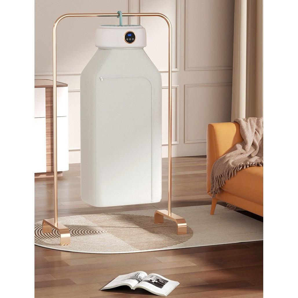 Uscator de Rufe Electric, Portabil si Pliabil, Sistem Uscare Rapida 3D, Temporizator 1-8 Ore, 600W, 26.5 x 11 cm, Alb Laptos