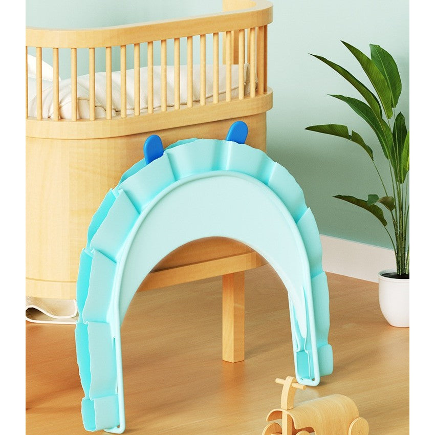 Husa Anti-Tantari pentru Bebelusi, Protectie 360 Grade cu Parasolar Integrat, Structura Pliabila, Fibra Polycool si Suport Otel, Varsta 0-1 An, 60 x 55 x 5 cm, Albastru