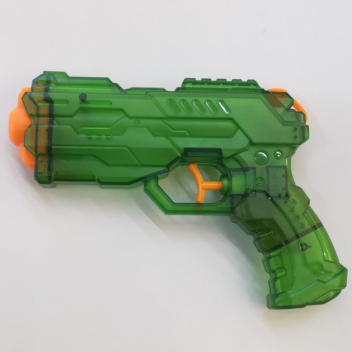 Pistol cu Apa pentru Copii, Jucarie de Vara cu Actionare Manuala, Design Ergonomic si Maner Antiderapant, Plastic, Rezervor 250 ml, 23 x 16 x 4 cm, Verde