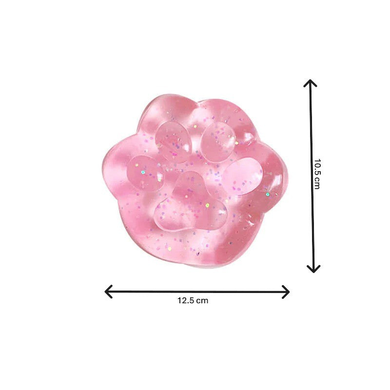 Jucarie Antistres Squishy Lăbuță de Pisică, Squeeze Pinch Family, Revenire Lentă, Spumă Poliuretanică, 12.5x10.5 cm, 220g, Multicolor
