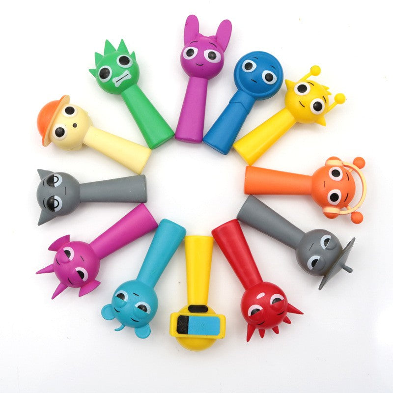 Set Mini Figurina Sprunki, Mystery Box cu Personaj Surpriza, Model Colectabil pentru Jocuri, Plastic, 7.3-9 cm, Multicolor