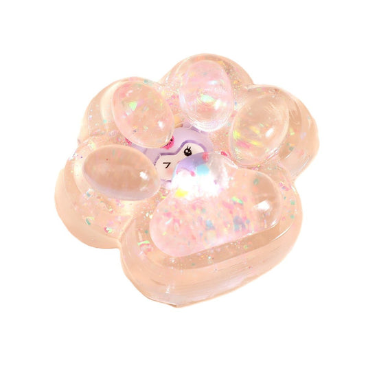 Jucarie Antistres Squishy Lăbuță de Pisică, Revenire Lentă pentru Terapie Senzorială, Material TPR Moale, Model Pinch Family, 7.5 cm, Multicolor