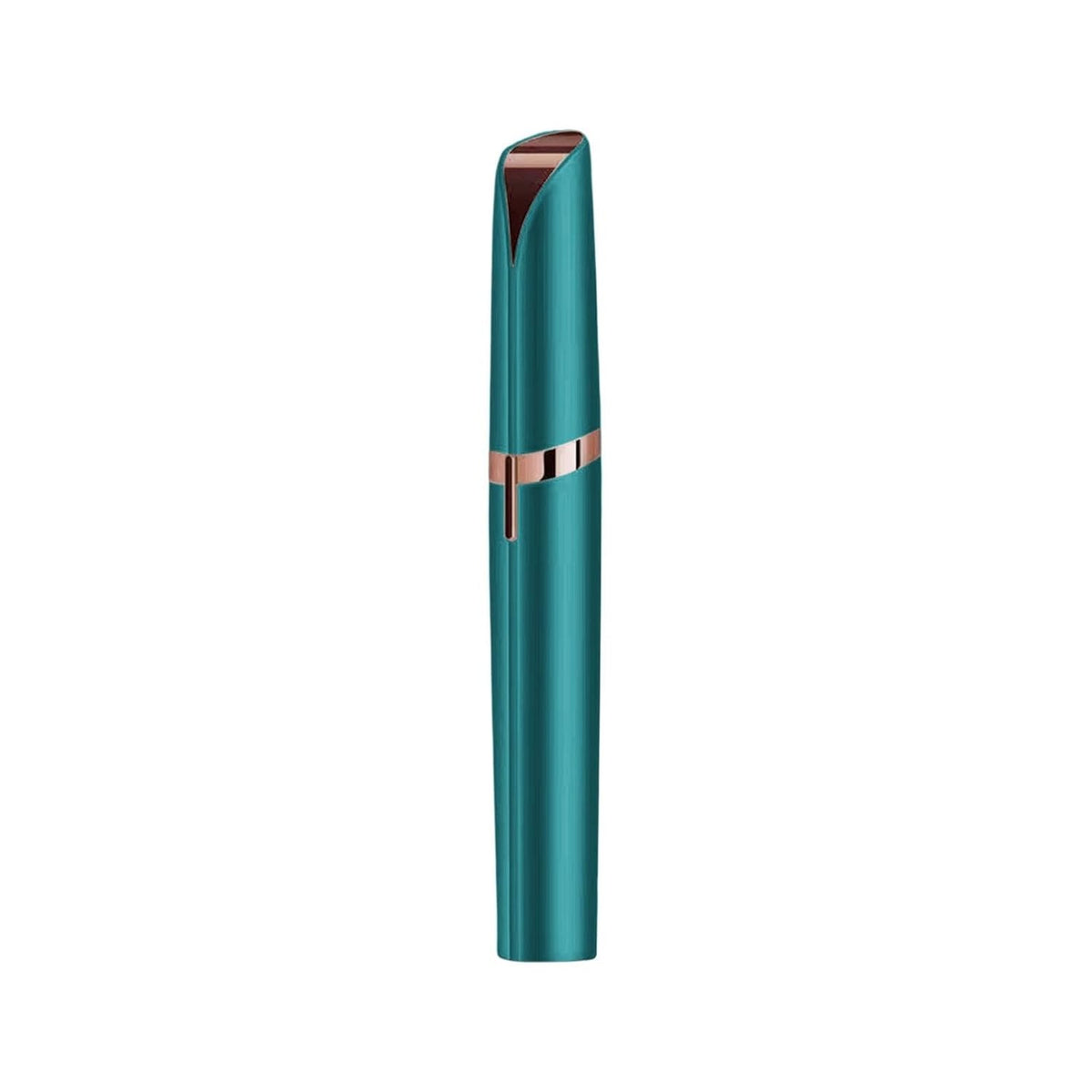 Trimmer Facial Pentru Sprancene Si Mustata, Reincarcabil USB, Fara Fir, Cap Detasabil Din Inox Si ABS, 1.5 x 13 cm, Verde