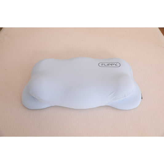 Pernă Ergonomică Copii 2-5 Ani, Design 5D Ortopedic, Antibacteriană cu Revenire Lentă, Material Respirabil, Husă Detașabilă, 38 x 67 x 4/6 cm, Albastru