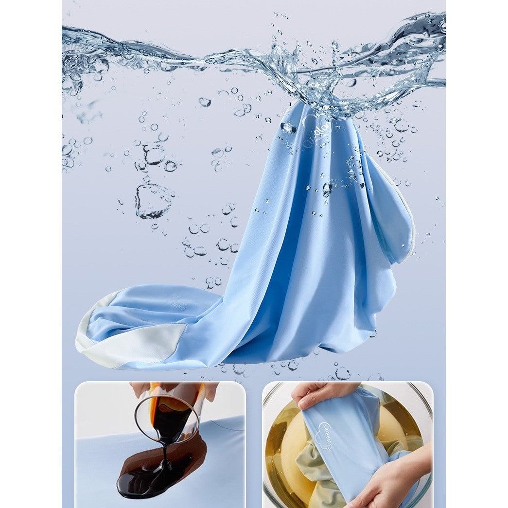 Pernă Ergonomică Copii 2-5 Ani, Design 5D Ortopedic, Antibacteriană cu Revenire Lentă, Material Respirabil, Husă Detașabilă, 38 x 67 x 4/6 cm, Albastru