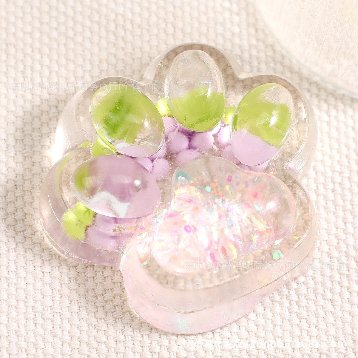 Jucarie Antistres Squishy, Labuta de Pisica cu Revenire Lenta, Terapie Senzoriala, Material TPR Moale, 7.5 cm, Multicolor