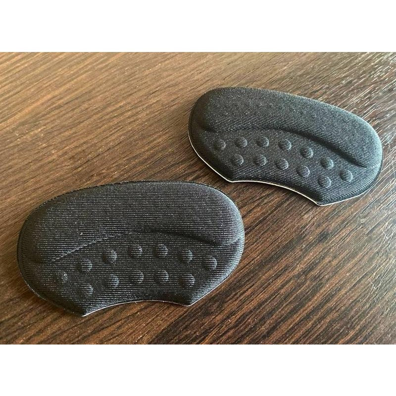 Branturi Pentru Incaltaminte, Protectie Calcai si Reglare Marime, Spuma Moale cu Memorie, Autoadezive, Grosime 6 mm, Marime Universala, Negru, 2 Bucati