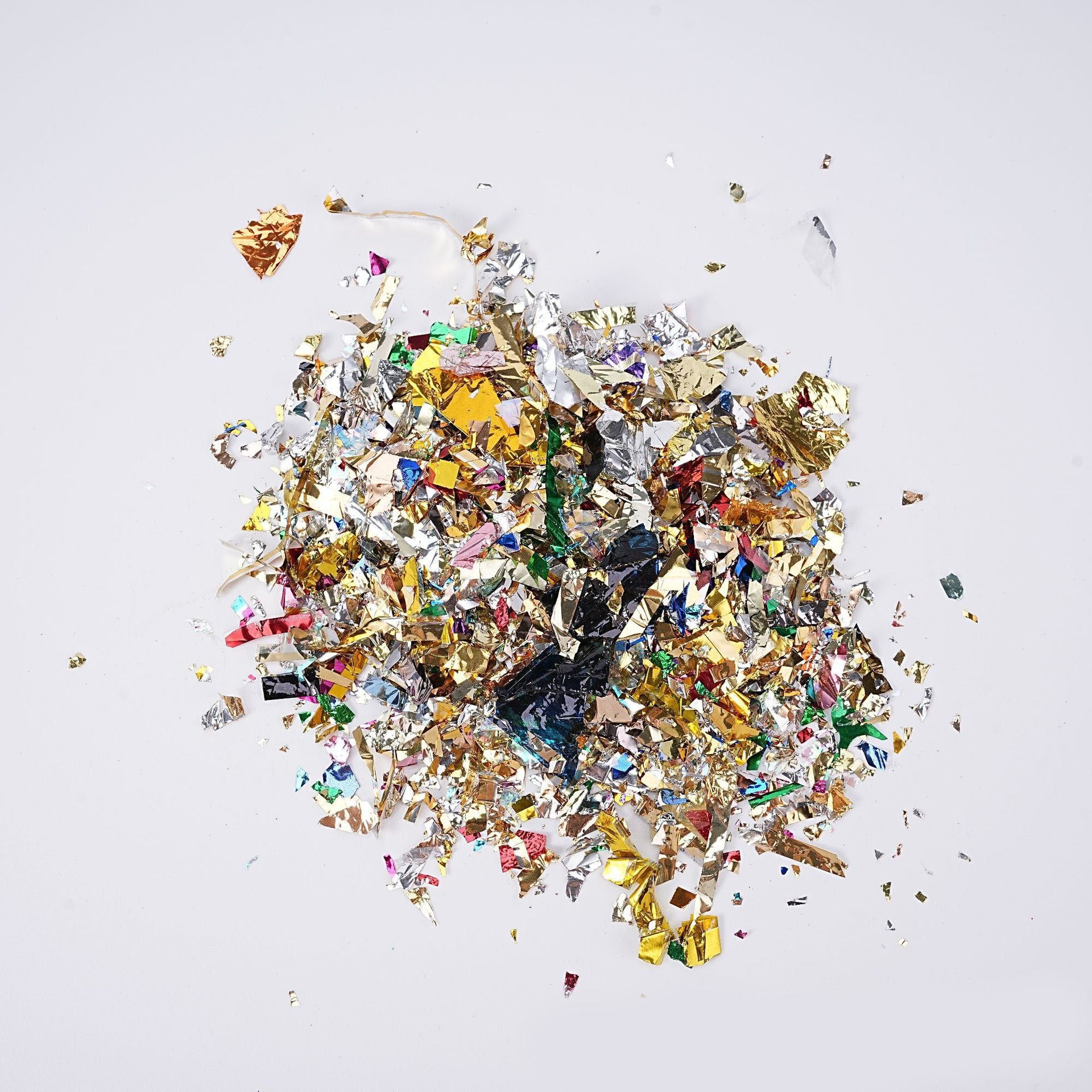 Tun de Confetti Petrecere, Model Mix Lucioase, Eliberare prin Rasucire, Material Folie, 40 cm, Multicolor