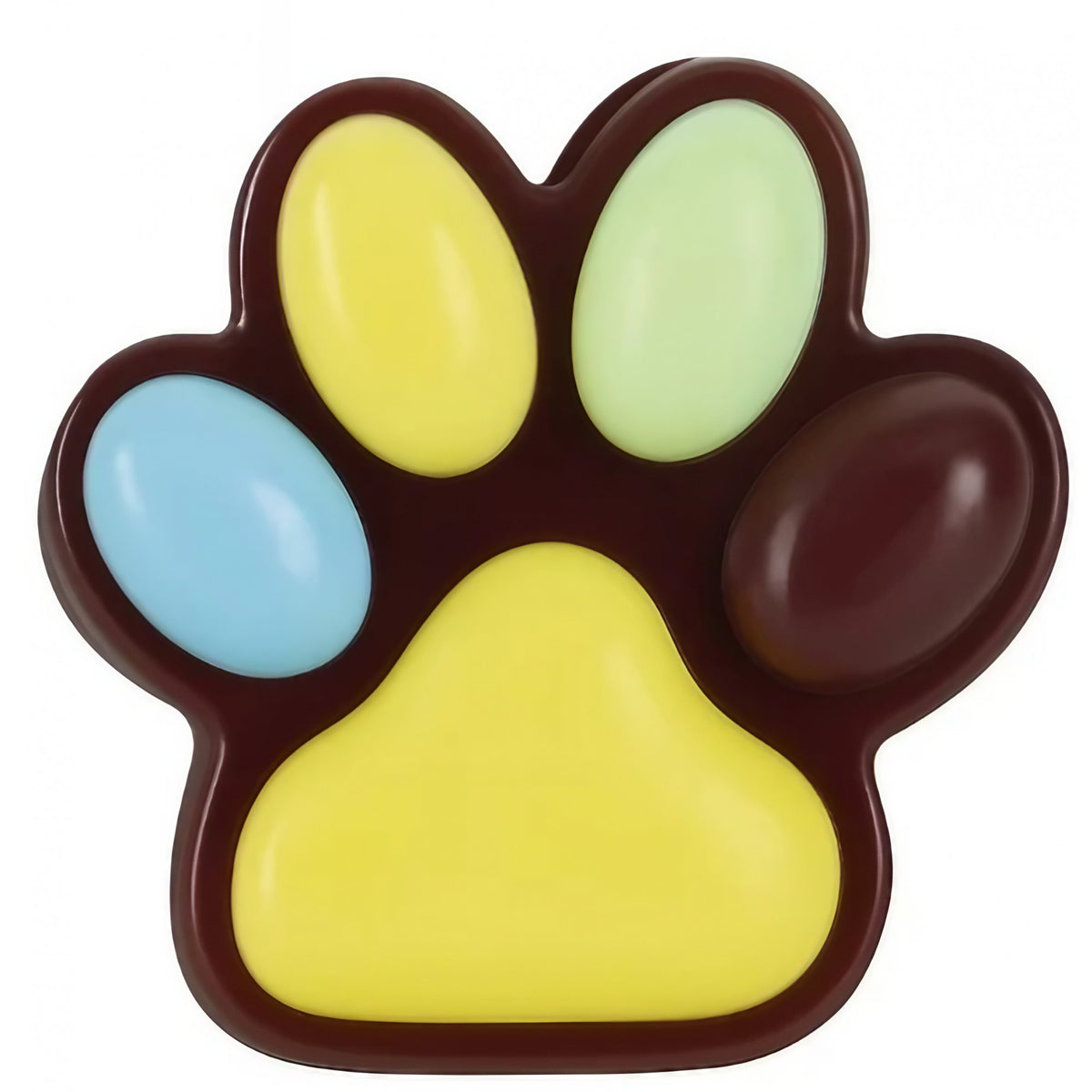 Jucarie Antistres Squishy, Labuta de Pisica Pufoasa cu Revenire Lenta, Material TPR Moale, Ambalaj Transparent PVC, 8.5 x 7.5 cm, Maro Galben