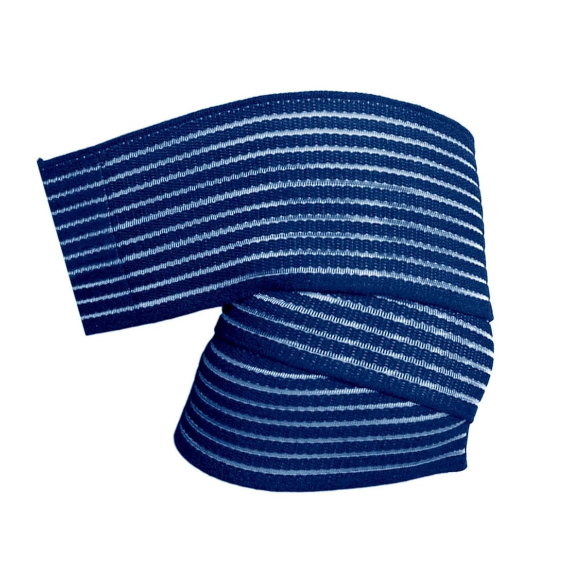 Orteză Elastică Universală, Fașă Compresivă pentru Membre, Gleznă, Genunchi și Încheietură, Prindere Velcro, Nailon, 180 x 7.5 cm, Albastru
