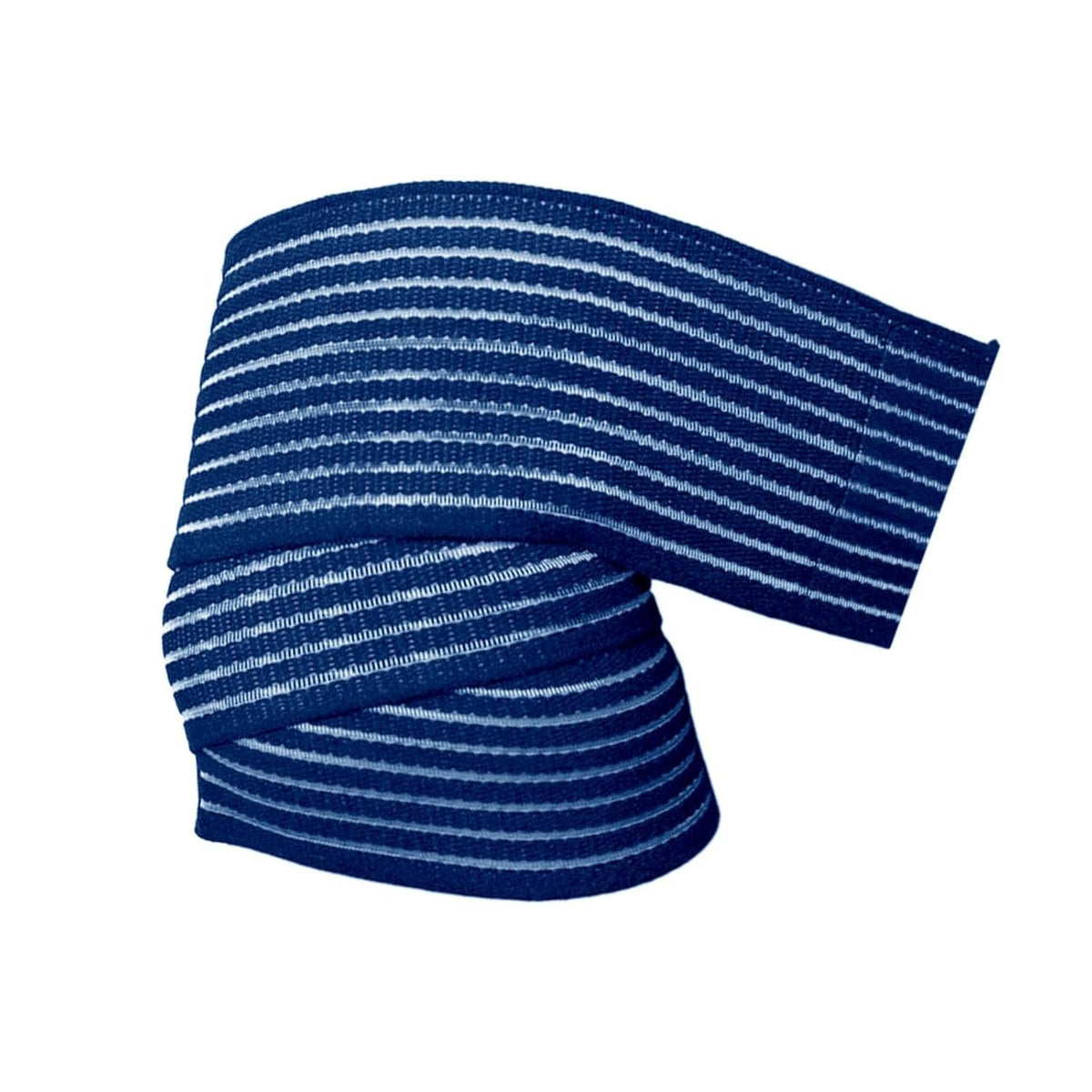 Orteză Elastică Universală, Fașă Compresivă pentru Membre, Gleznă, Genunchi și Încheietură, Prindere Velcro, Nailon, 180 x 7.5 cm, Albastru