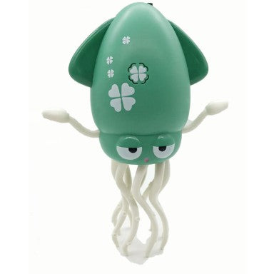 Jucarie Interactiva Caracatita Dansatoare cu Muzica si Lumini, Evitare Obstacole, 3 Moduri de Joaca, Include Undita, ABS, Incarcare USB, 12.6 x 7.6 x 20.7 cm, Verde, +3 Ani