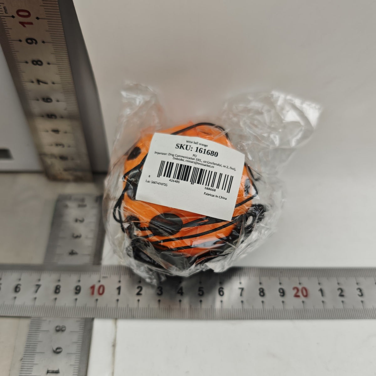 Minge Saltareata Space Moon Ball, Jucarie Hiperelastica si Antistress pentru Copii, Design Aerodinamic, Spuma de Inalta Densitate, Diametru 66 mm, Portocaliu