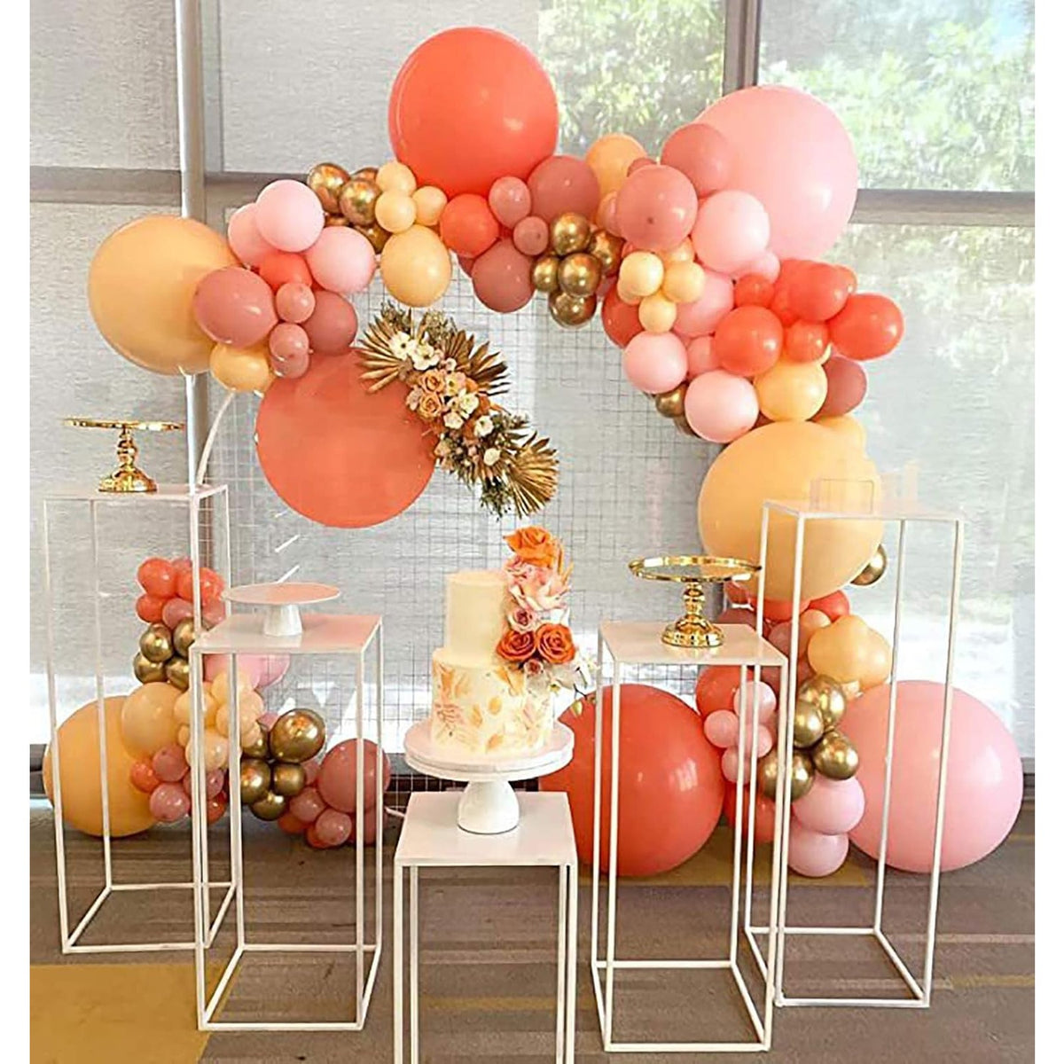 Set 12 Baloane Aniversare, Model Macaroon Mat, Potrivite pentru Aer sau Heliu, Material Latex, 30 cm, Rosu