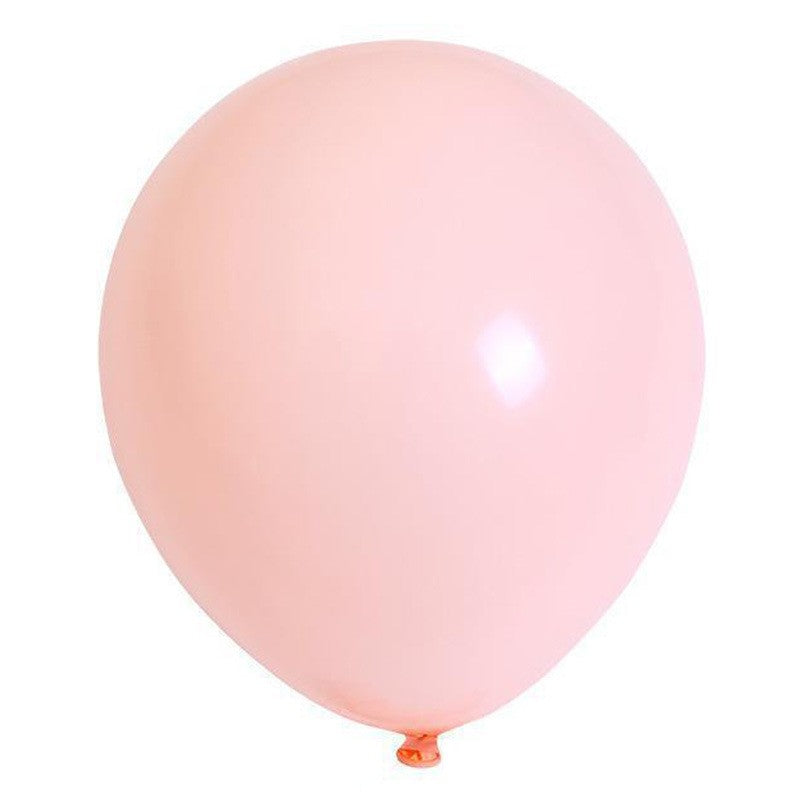 Set 12 Baloane din Latex Macaroon, Accesorii Petreceri și Evenimente, Compatibile Aer sau Heliu, Finisaj Mat, 30 cm, Portocaliu