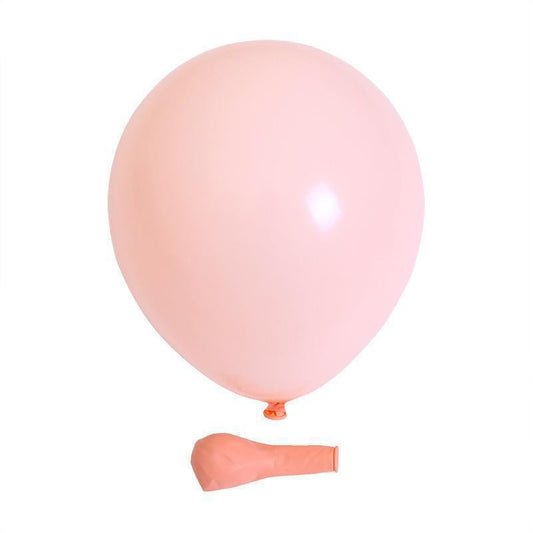 Set 12 Baloane din Latex Macaroon, Accesorii Petreceri și Evenimente, Compatibile Aer sau Heliu, Finisaj Mat, 30 cm, Portocaliu