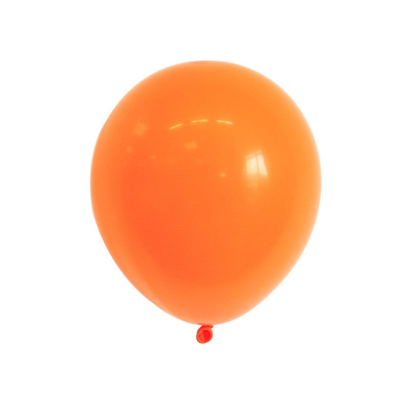 Set 12 Baloane din Latex Standard, Ideale pentru Decor Petreceri și Evenimente, Umflare Aer sau Heliu, 13 cm, Portocaliu