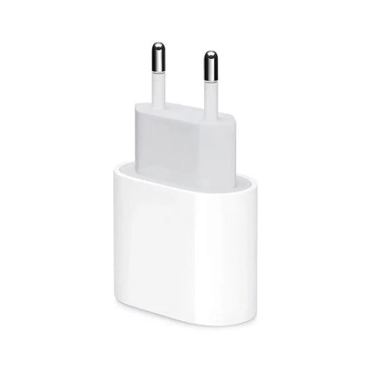 Incarcator Retea Fast Charge PD 20W, Adaptor Priza USB-C, Compatibil iPhone 8-14, Cablu Date Inclus 27W, 1m, Alb