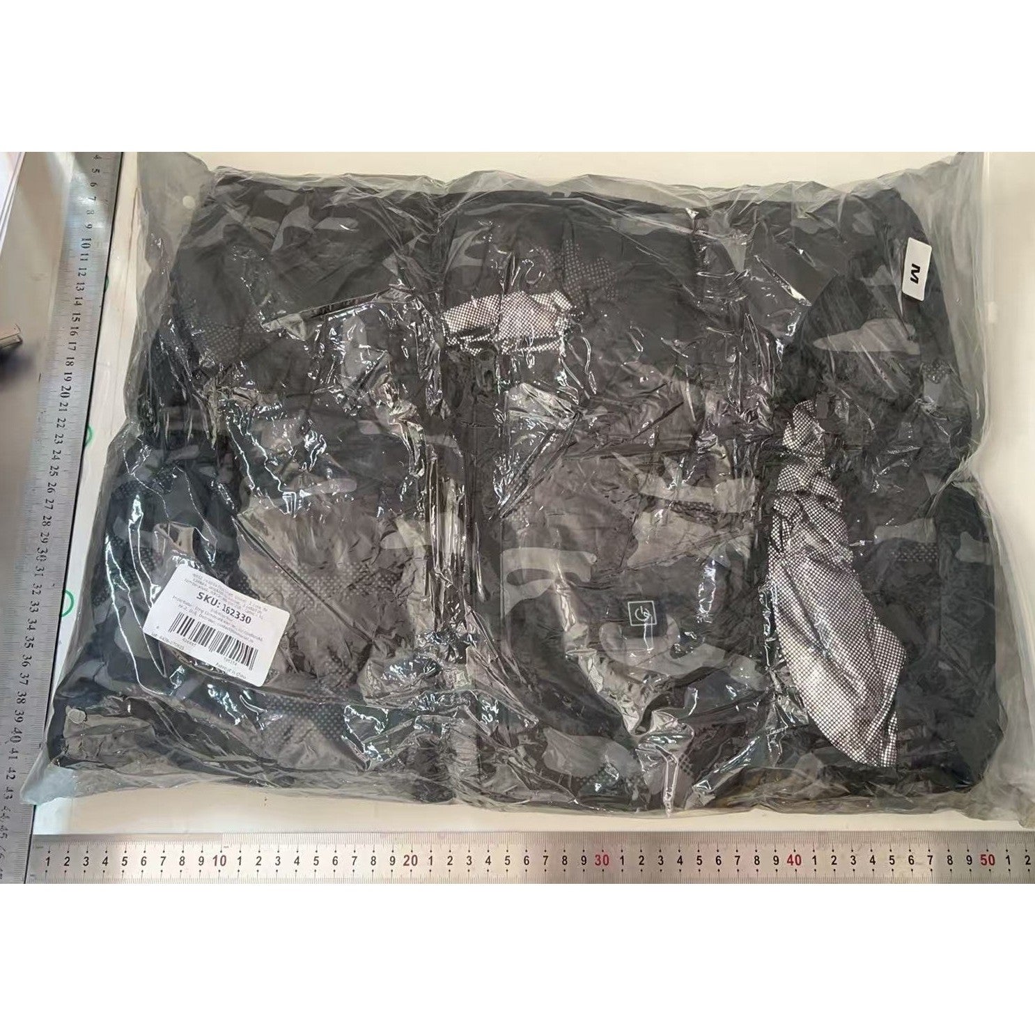 Vestă cu Încălzire Electrică Unisex, 2 Zone de Încălzire prin Infraroșu, 3 Trepte de Temperatură, Încărcare USB, Umplutură Bumbac și Poliester, Albastru, M, 45-50 kg