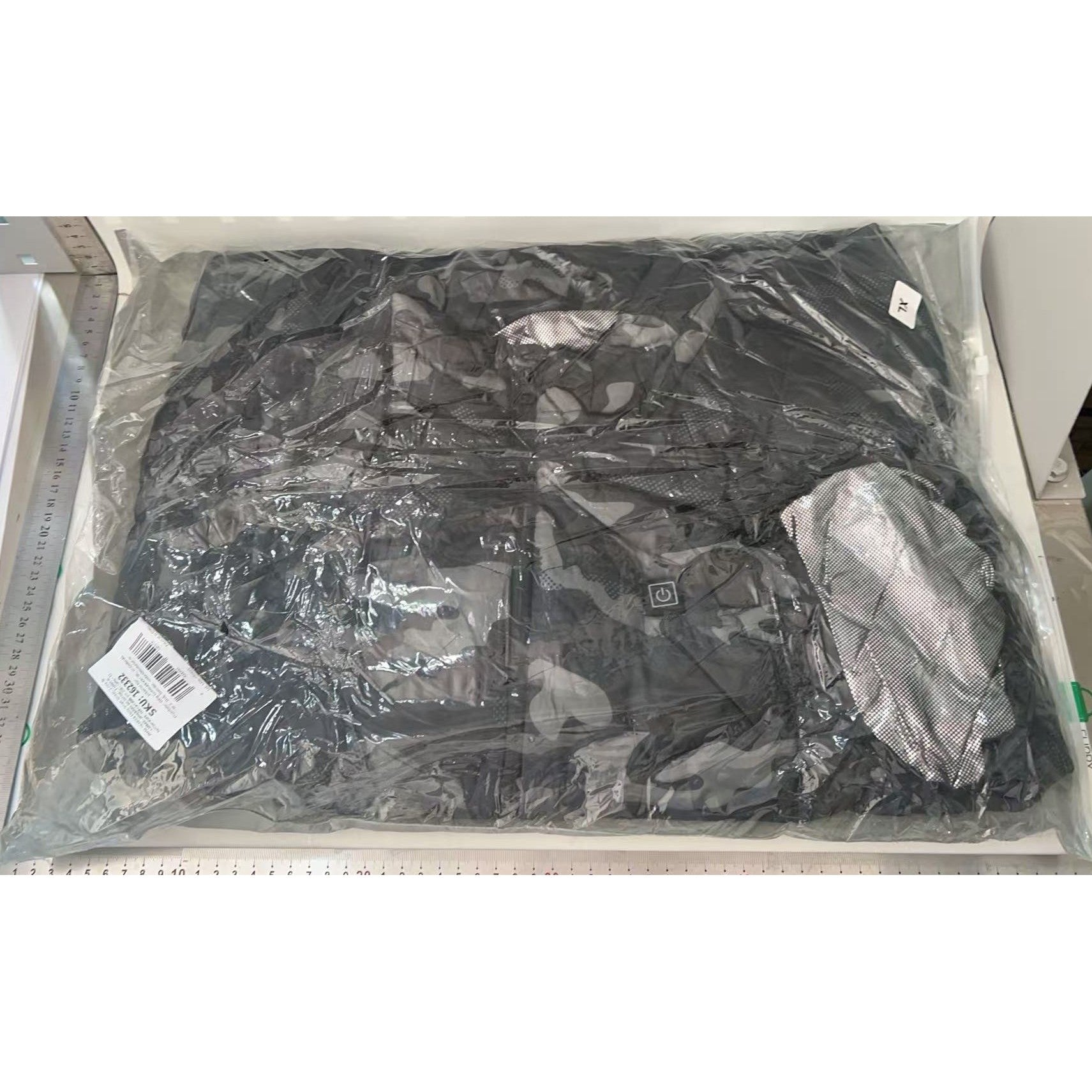 Vesta cu Incalzire Unisex, 2 Zone de Caldura cu Infrarosu, 3 Trepte de Temperatura, Incarcare USB, Material Poliester si Bumbac, Albastru, Marime XL (58-65 kg)