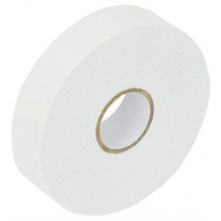 Bandă Dublu Adezivă din Spumă, Vâscozitate Ridicată pentru Montaj și Fixare, Grosime 3 mm, 2 cm x 10 m, Alb