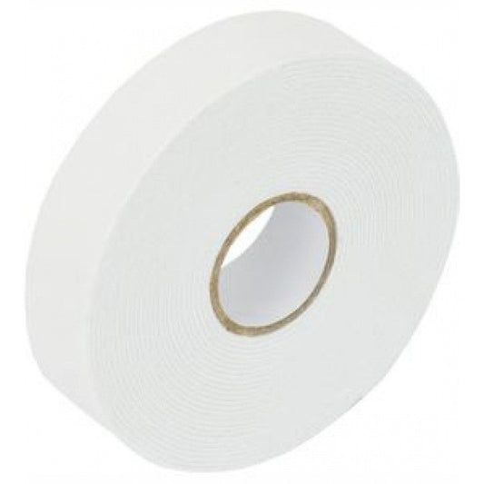 Bandă Dublu Adezivă Din Spumă, Vâscozitate Ridicată Pentru Montaj Și Reparații, Rezistentă, 2 cm x 20 m, Albă