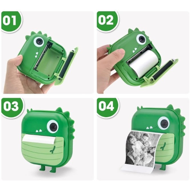 Set 5 Role Hartie Termica Autocolanta, Compatibile cu Mini Imprimanta Foto Portabila, Hartie Premium, Alb, 5 Bucati