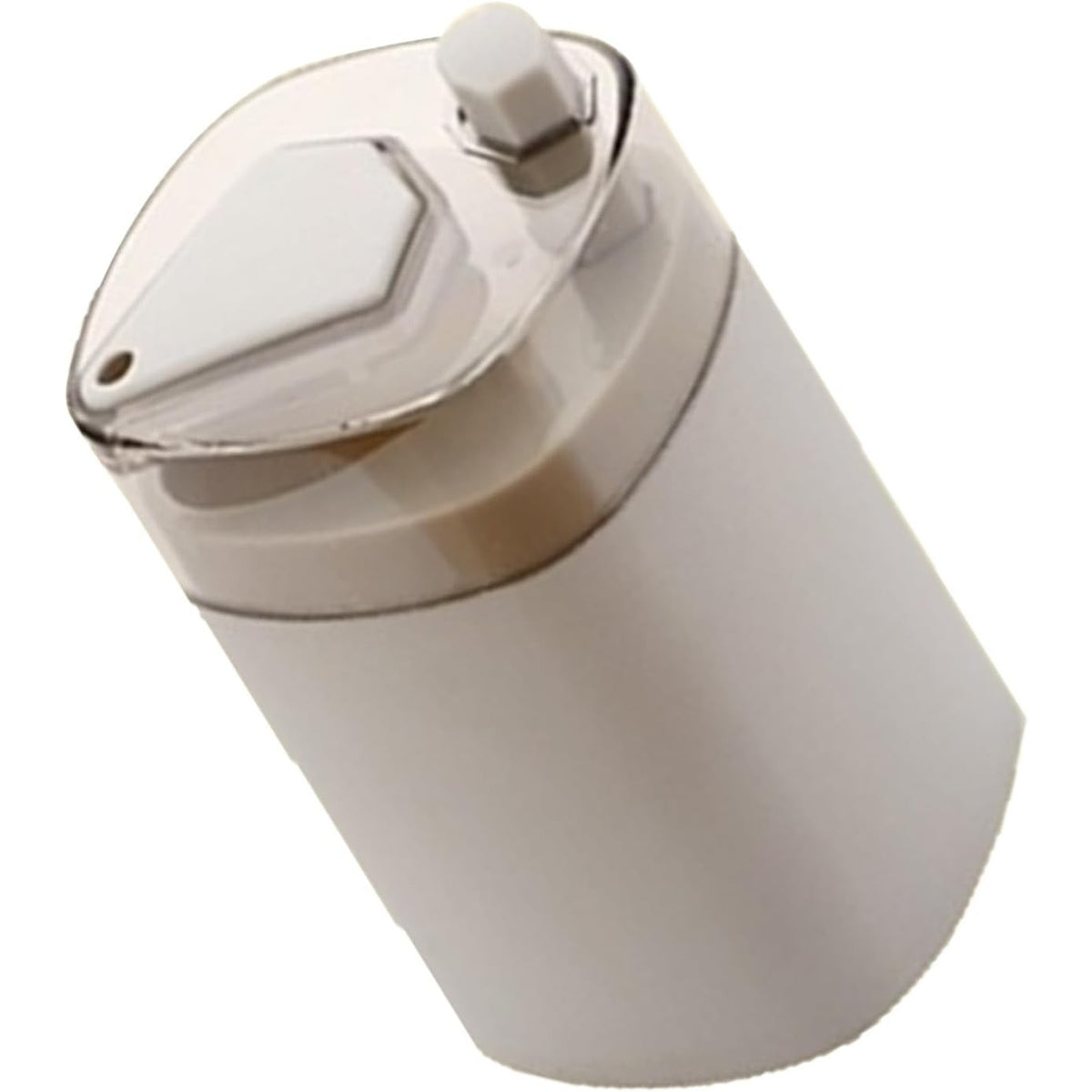 Suport Scobitori Automat, Dozator Igienic cu Buton si Capac de Protectie, Plastic PP, 9.5x6 cm, Gri