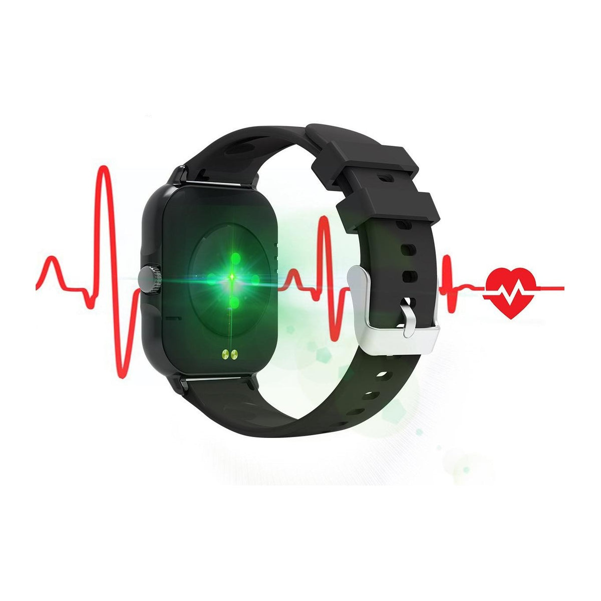 Ceas Smartwatch H15, Apeluri Bluetooth, Monitorizare Puls si Oxigen, Ecran 1.81 inch, Siri, Aliaj Zinc, Negru