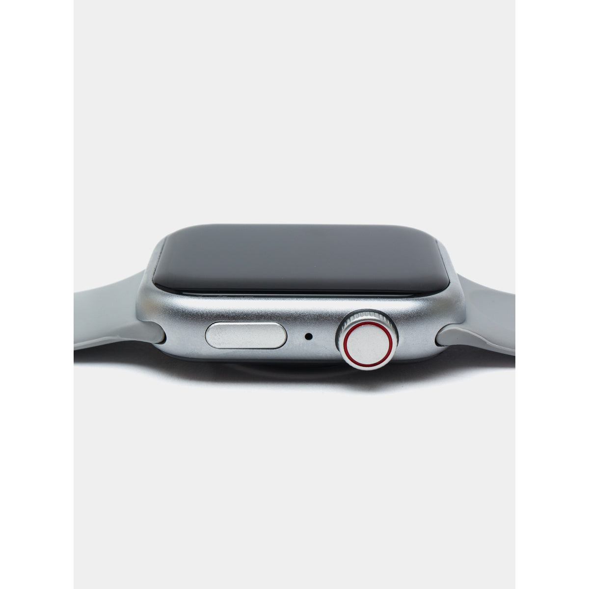 Ceas Smartwatch Editia 9, Apeluri Bluetooth, Incarcare Wireless, NFC, Puls, Ecran 2.01 inch, Curea Silicon, Gri