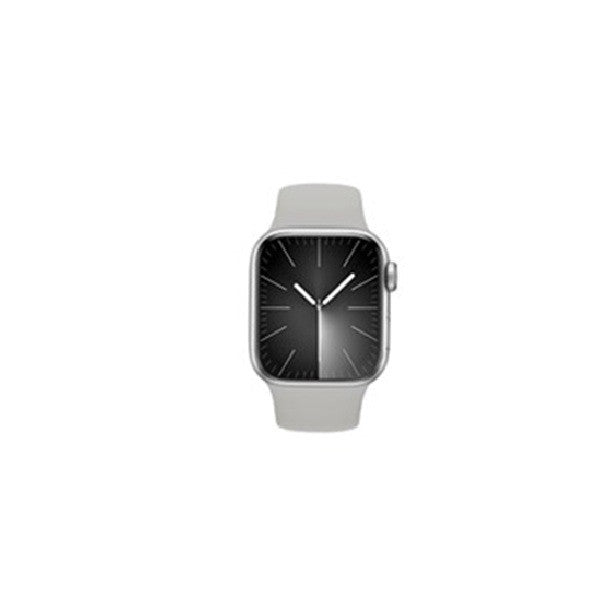 Ceas Smartwatch Editia 9, Apeluri Bluetooth, Incarcare Wireless, NFC, Puls, Ecran 2.01 inch, Curea Silicon, Gri
